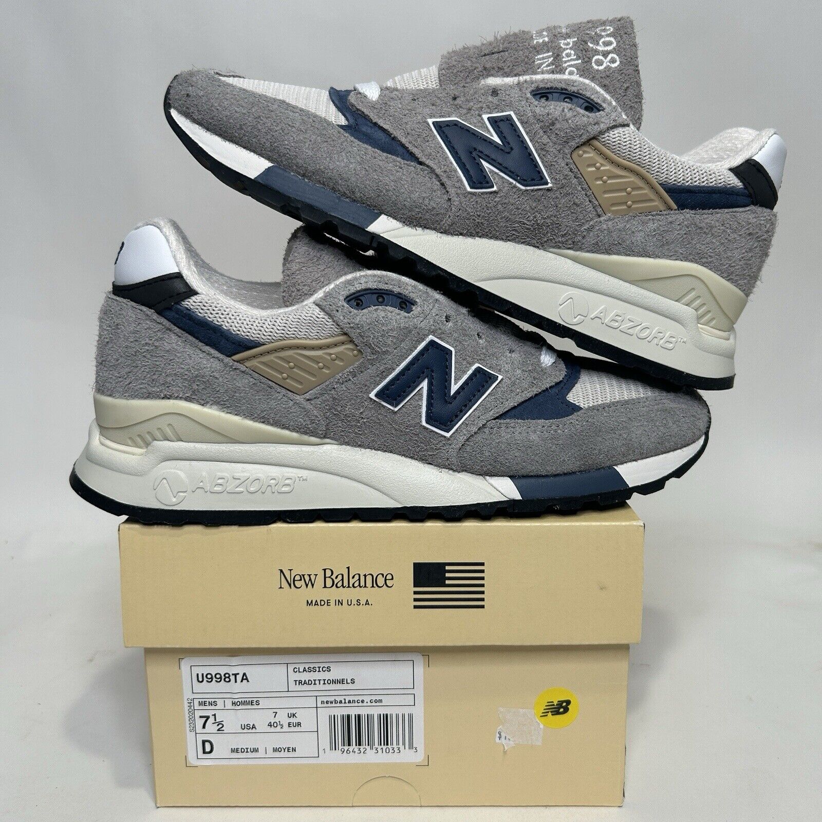 New Balance Shoes 998 Miusa âGrey Dayâ 2024
